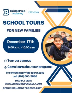 School Tour for New Families